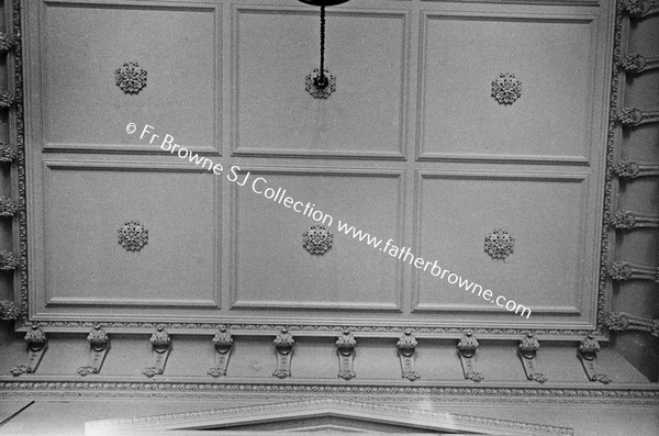 ROCKINGHAM HOUSE   PART OF CEILING OF ENTRANCE HALL